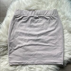 Babaton Contour Mini Pencil Skirt Munro Mauve size Small